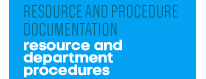 Resource and department procedures